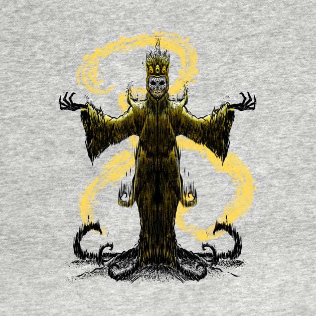 The Cosmic Tyrant: Hastur The King in Yellow Design by Holymayo Tee